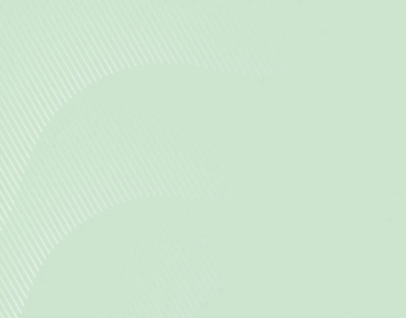 Green background with a large, faint circular pattern of white lines.