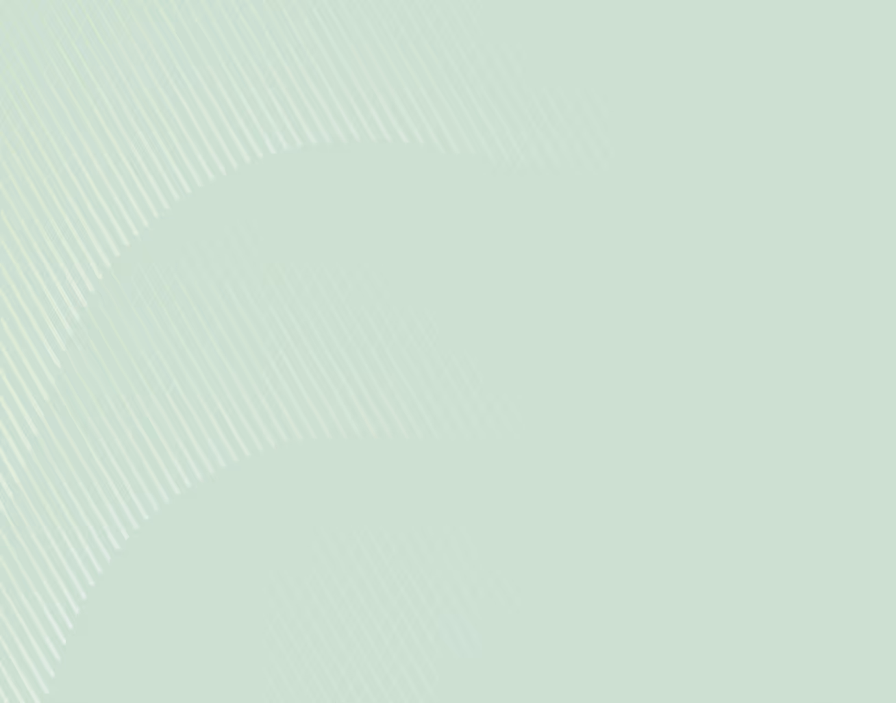 Green background with a large, faint circular pattern of white lines.