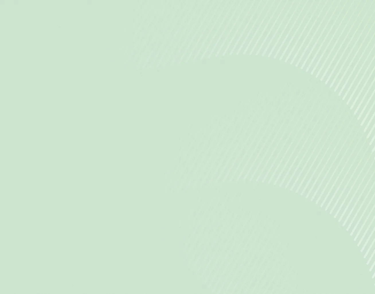 Abstract pale green background with curved lines and diagonal stripes pattern.
