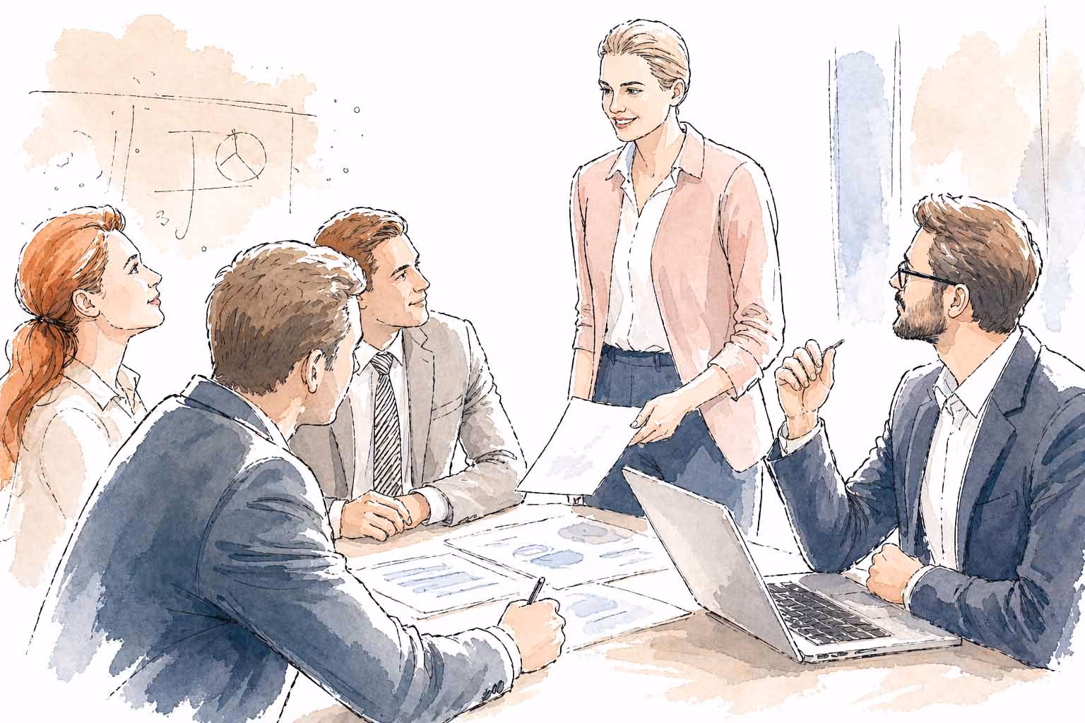 Legal team reviewing billable work and preparing invoices