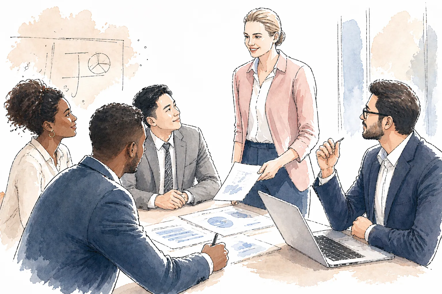 Legal team reviewing billable work and preparing invoices