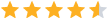 Rating of four and a half gold stars out of five.