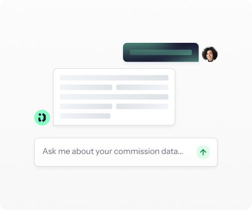 Driven notifications telling a rep how far they are from their next commission tier