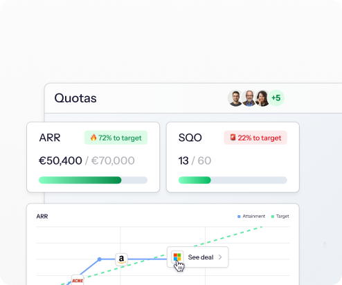 Driven plan builder turning a written compensation rule into ARR, quota and payout figures
