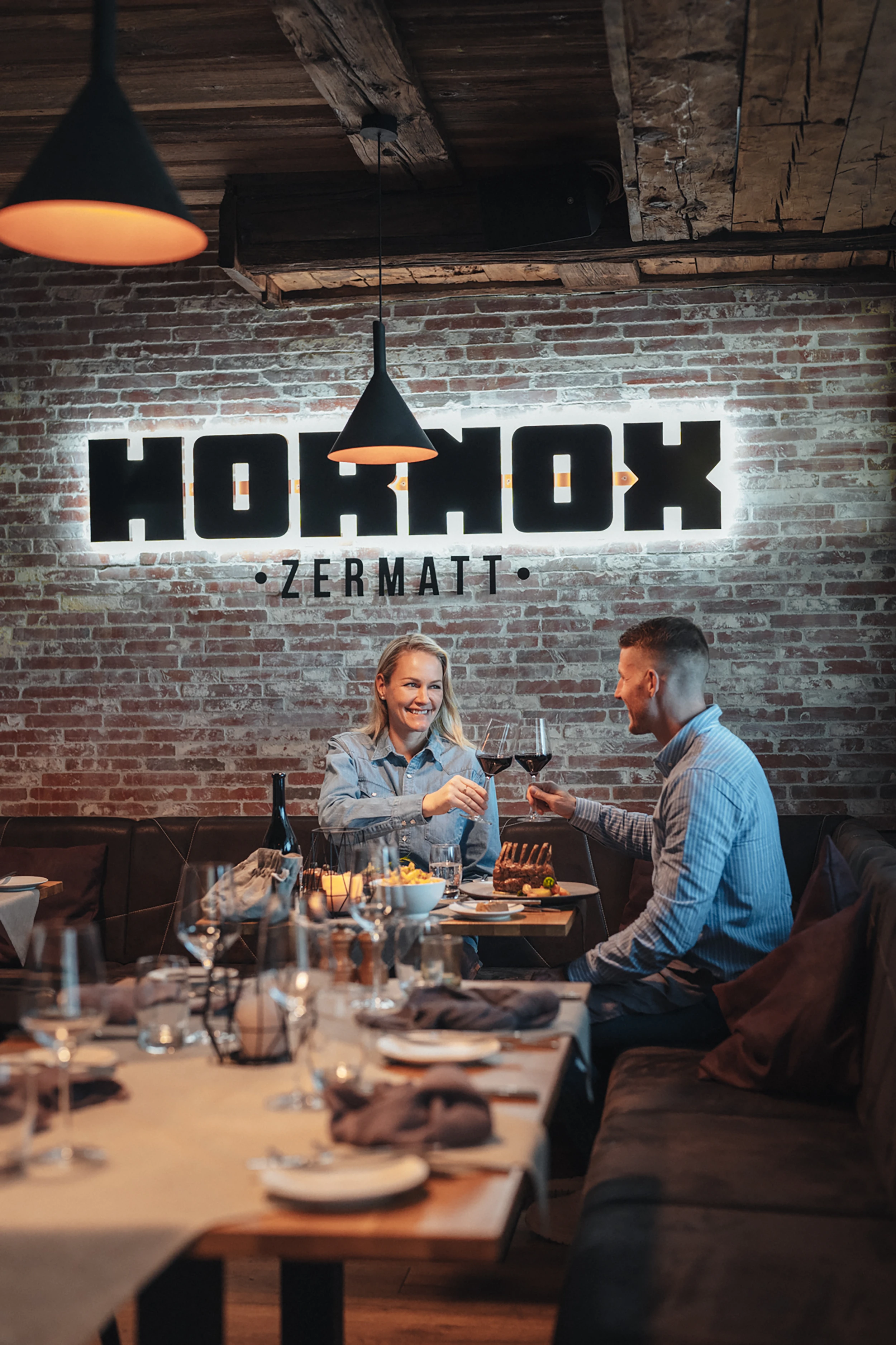 Impression aus dem Restaurant HORNOX in Zermatt