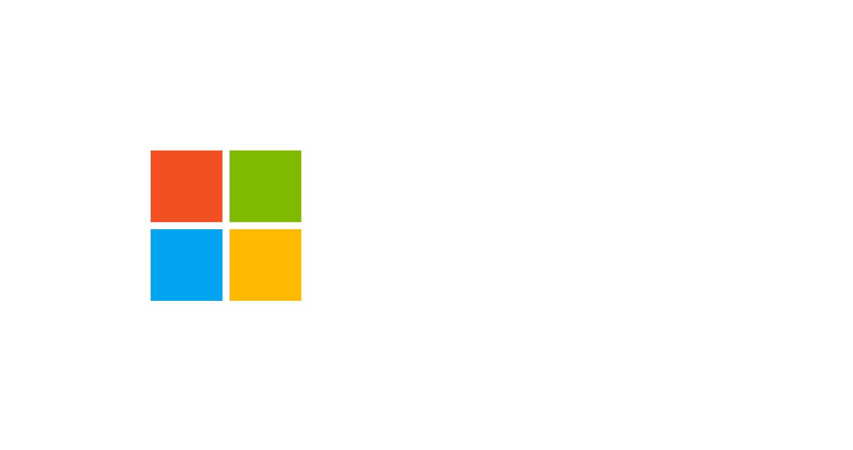 Logo Microsoft avec quatre carrés de couleur rouge, vert, bleu et jaune.