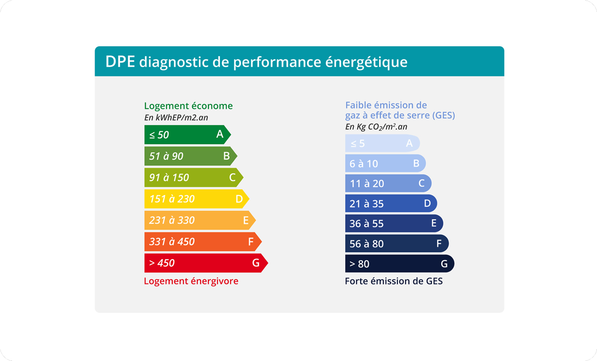 Un graphique des résultats DPE et PPT.