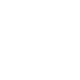 White checkmark inside a scalloped circular badge on a black background.