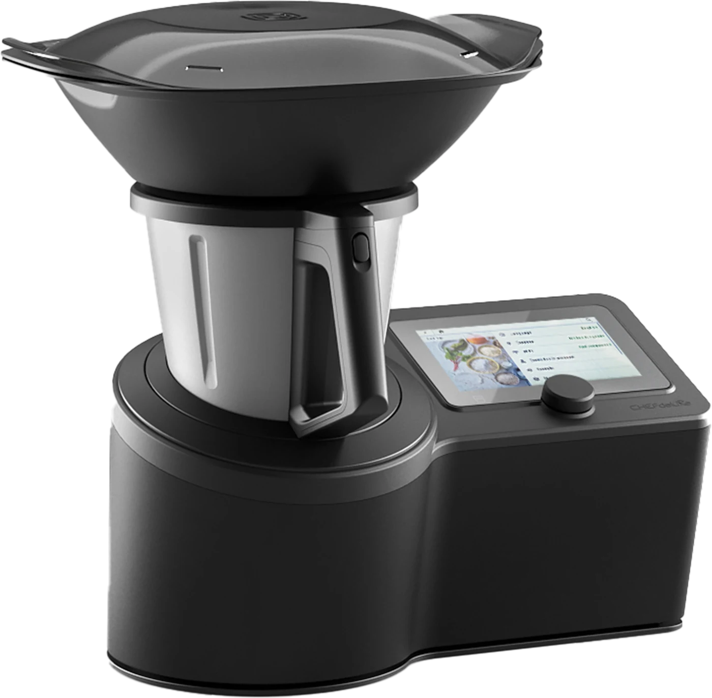 CHEFdeluxe all-in-one sistem za kuvanje, pogled sa tri četvrtine
