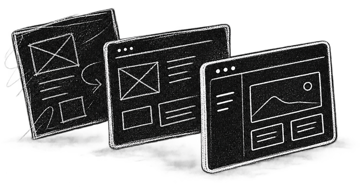 UX screens