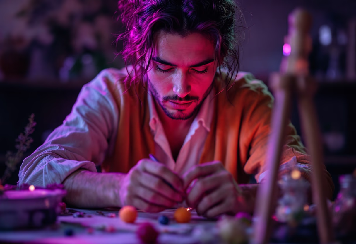 image of an event planner at work