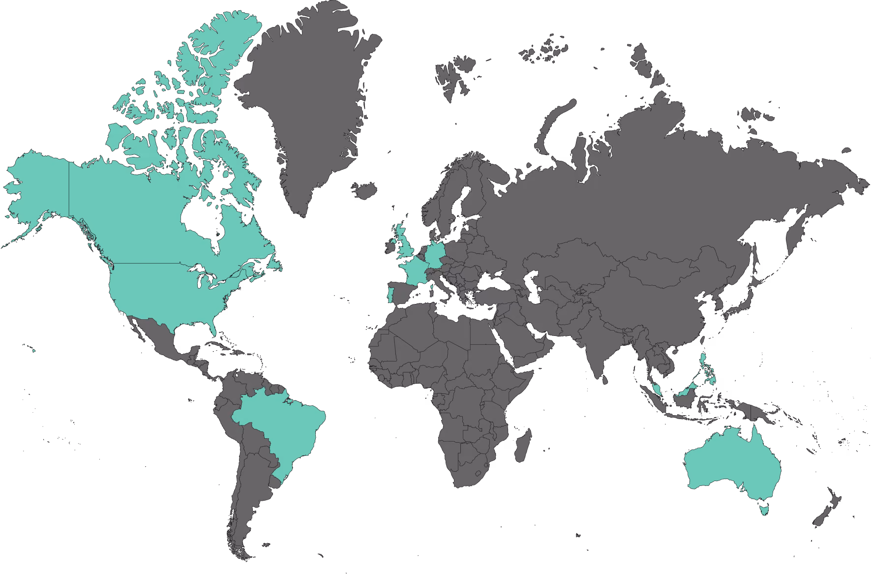 world map