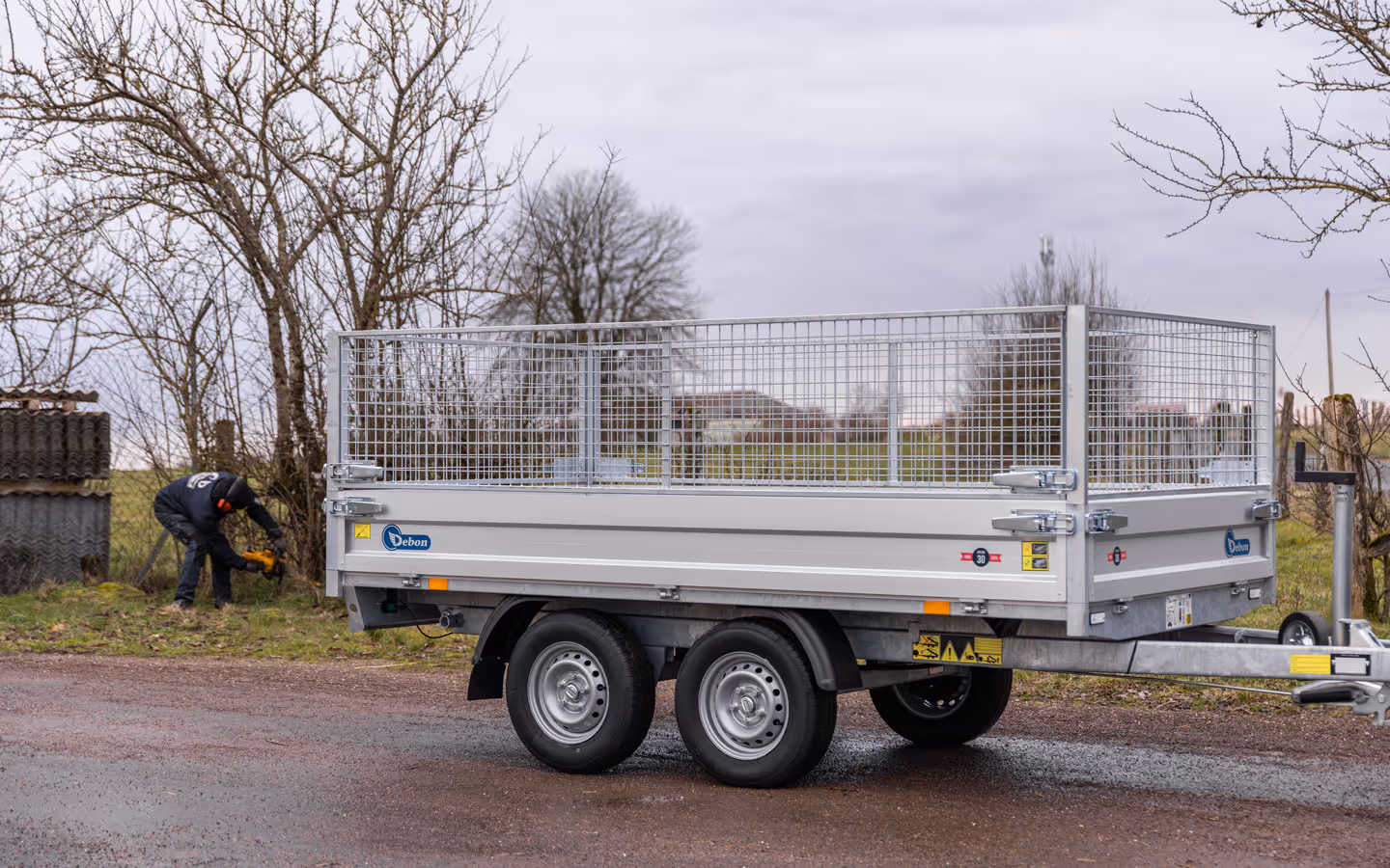 Debon PW1.2 Rear Tipper Trailer