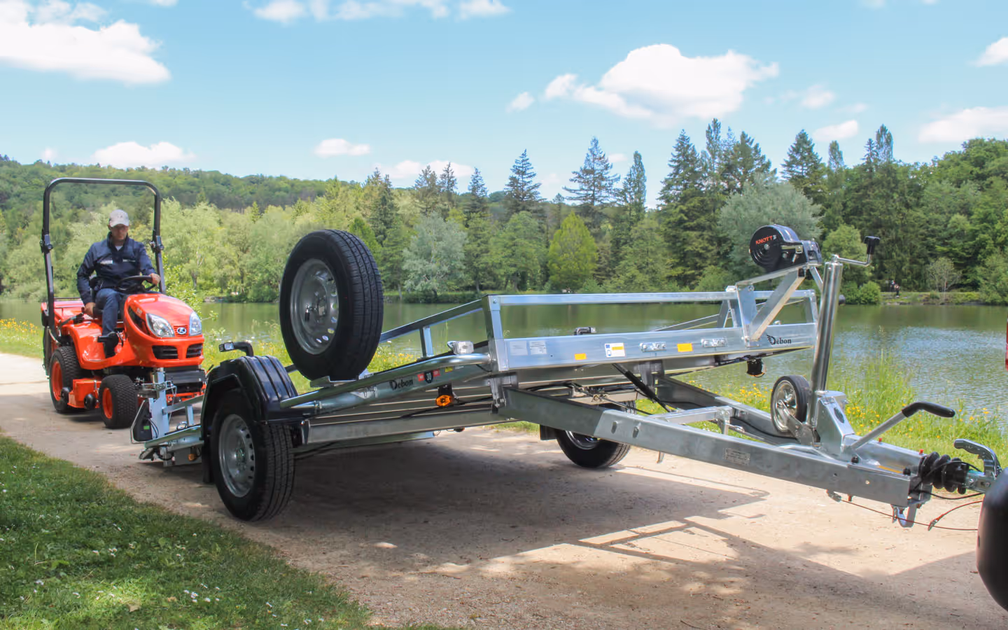 Debon Roadster Garden Tipper Trailer (Bracked)