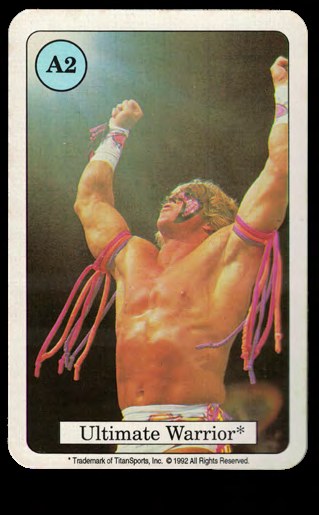 Wrestling-Sammelkarte des Ultimate Warrior