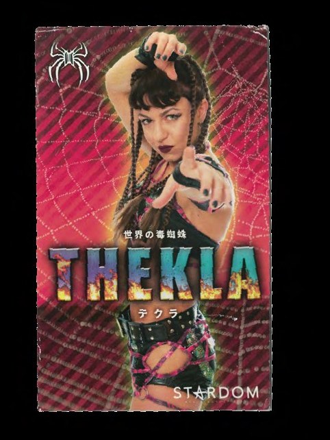 Thekla-Sammelkarte der japanischen Liga Stardom