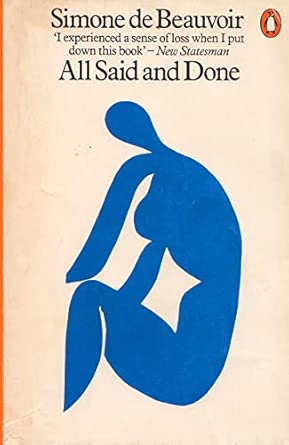 Cover von Simone de Beauvoir: All Said and Done