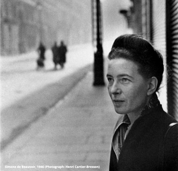Simone de Beauvoir, 1946