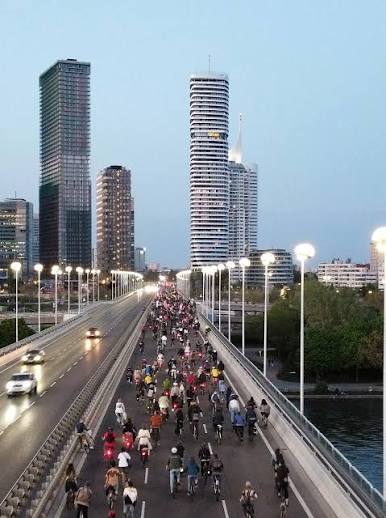 20 Jahre Critical Mass Wien - Foto von Instagram Critical Mass Vienna