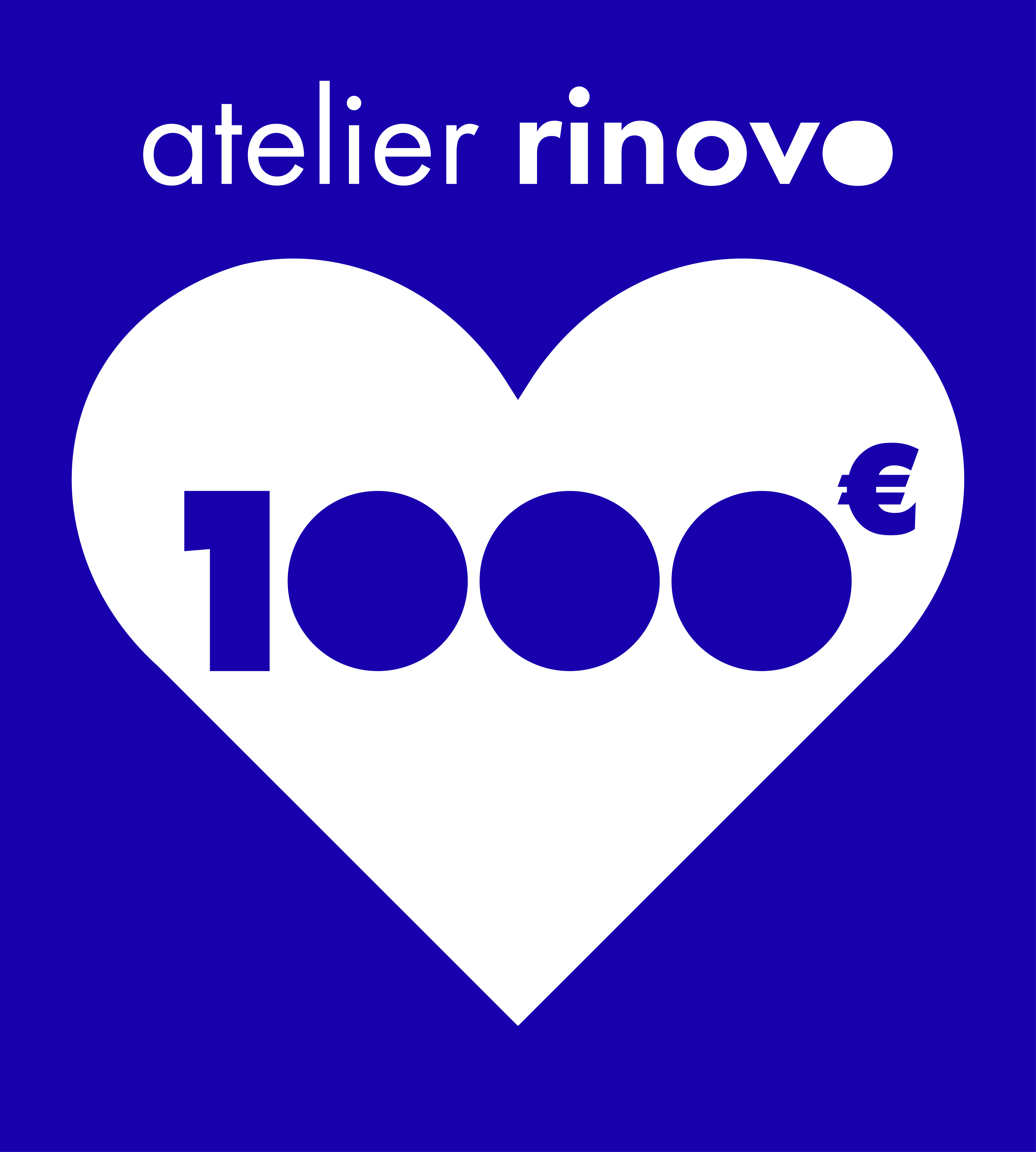 BON CADEAU ATELIER RINOVO 1000 €