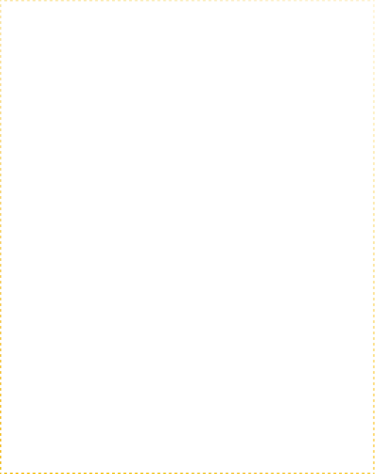 Square black background with a thin orange dashed border.