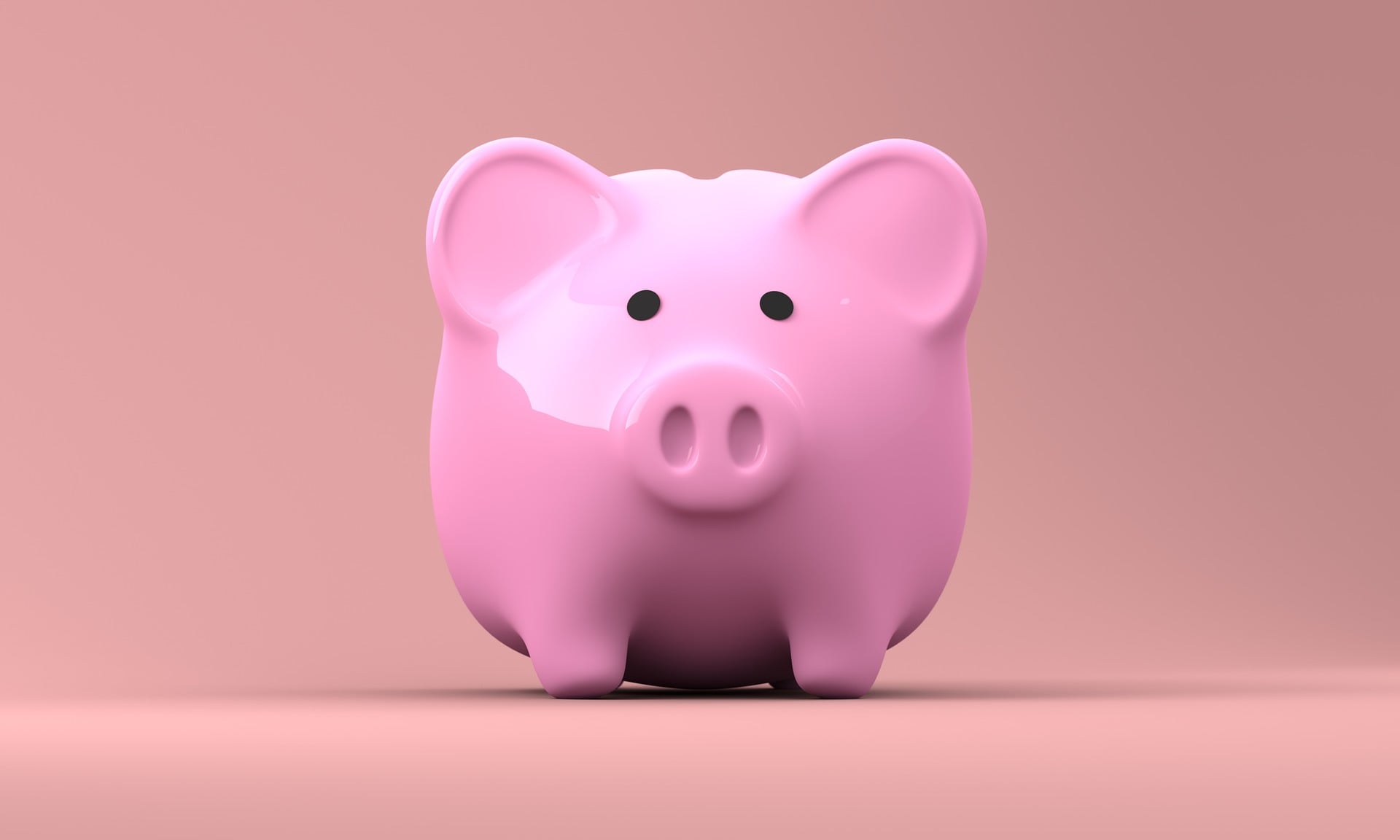 Tirelire en forme de cochon rose