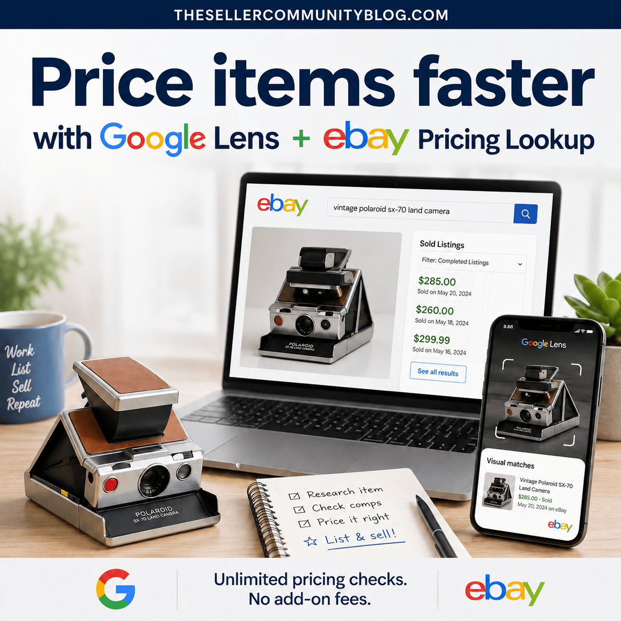 How to Price Items Faster in List Perfectly With Google Lens and eBay Pricing Lookup