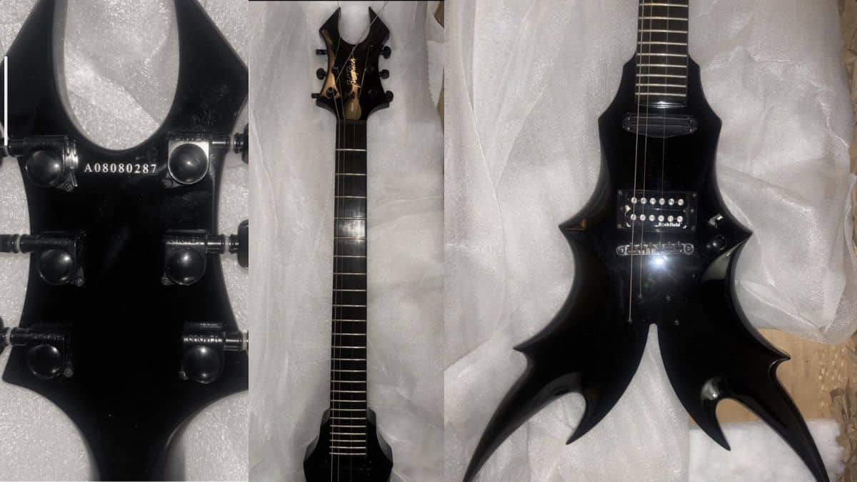 STOLEN: 2008 B. C. Rich Draco Black V Guitar (Serial #A08080287) - Coolidge, AZ / eBay Scam - Stolen 911