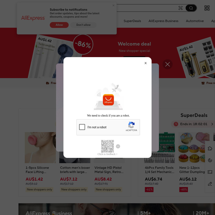 Earn up to 10% Cashback as AliExpress Credit on Eligible Purchases …