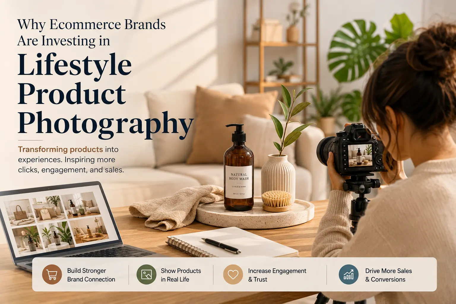 Why Ecommerce Brands Invest in Lifestyle Product Photography