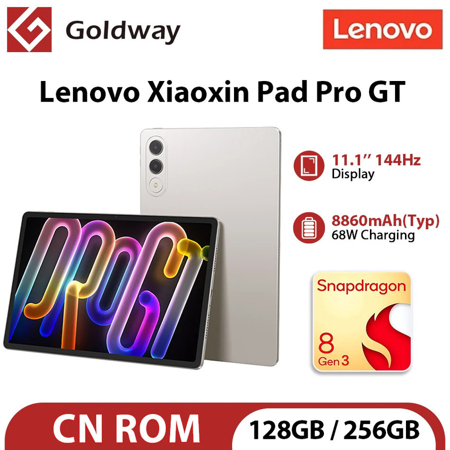 Lenovo Xiaoxin Pad Pro GT (11. 1" 144Hz, 8GB/256GB, Snapdragon 8 Gen3) US$221. 79 (~A$313. 93) Delivered @ Goldway AliExpress