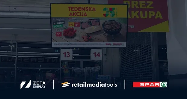 ZetaDisplay provides SPAR with first retail media network | AV Magazine
