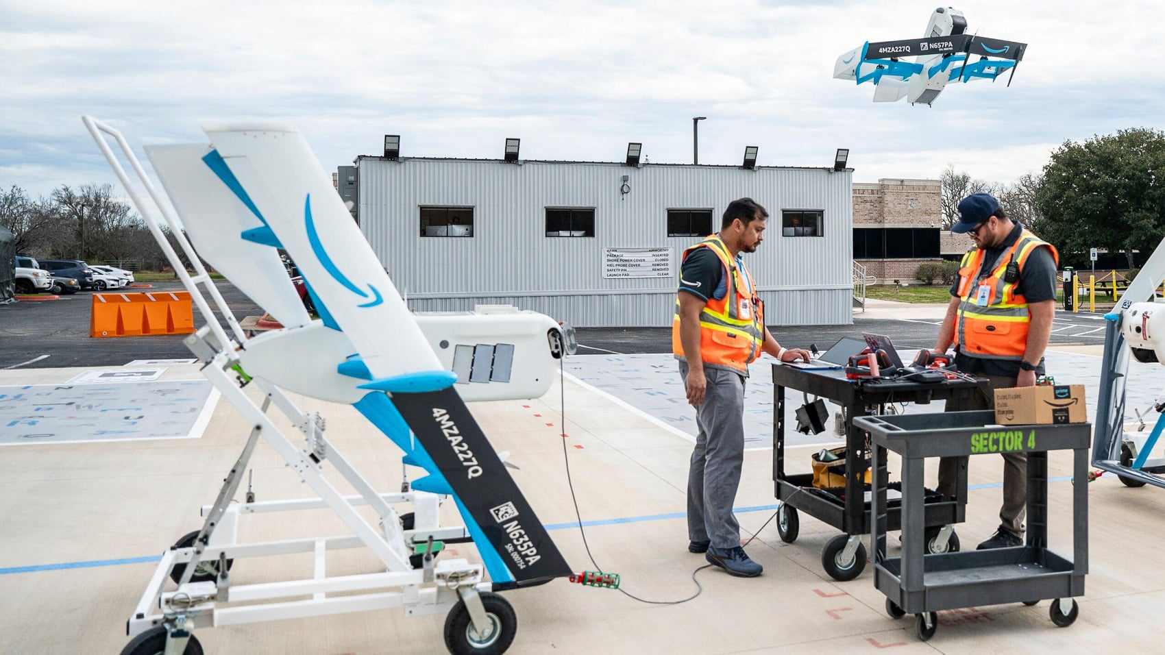 Amazon Won't Say When Tracy Drones Fly. It Said Within a Month