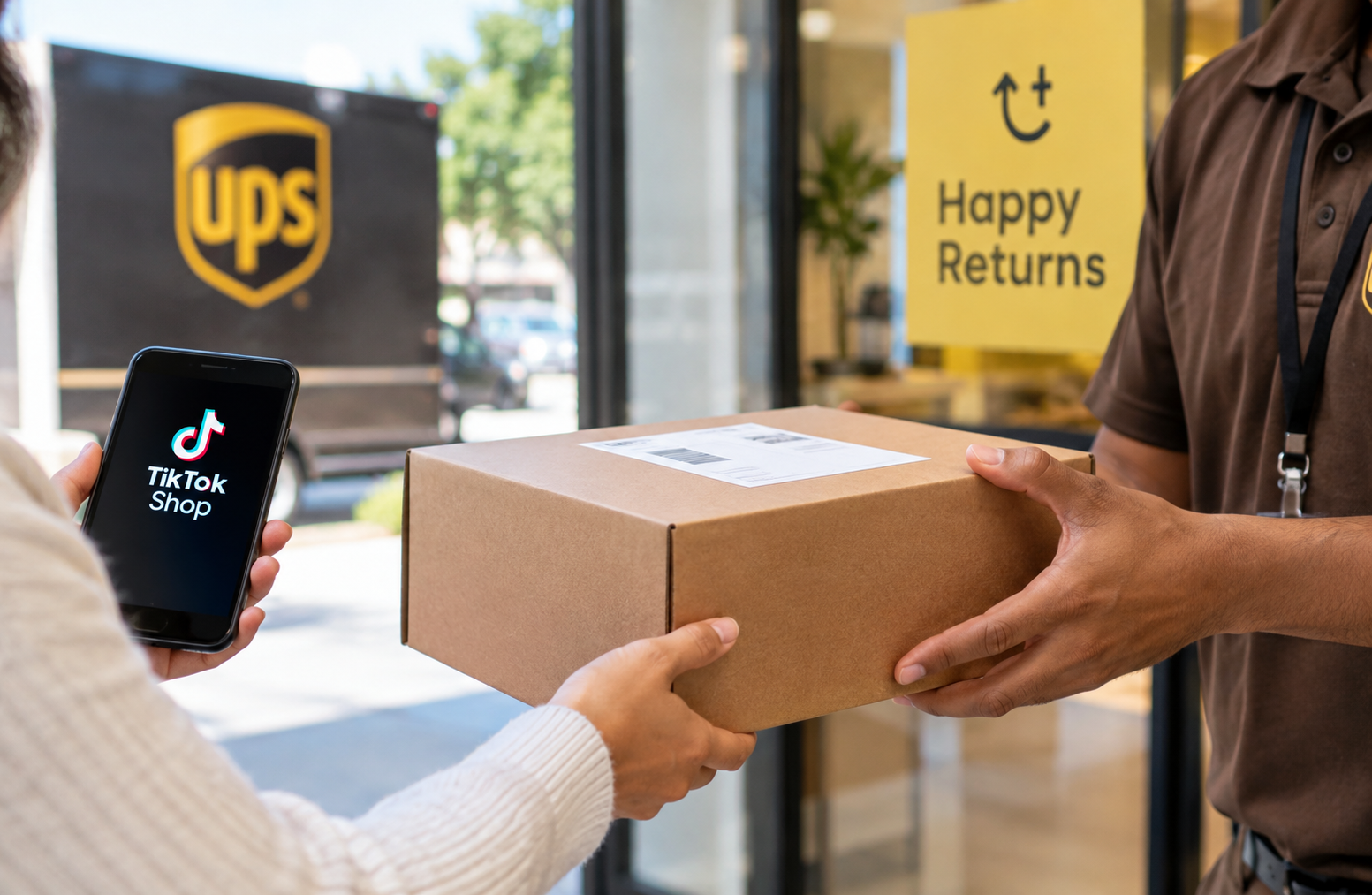 UPS signs exclusive deal with TikTok Shop for label-free returns