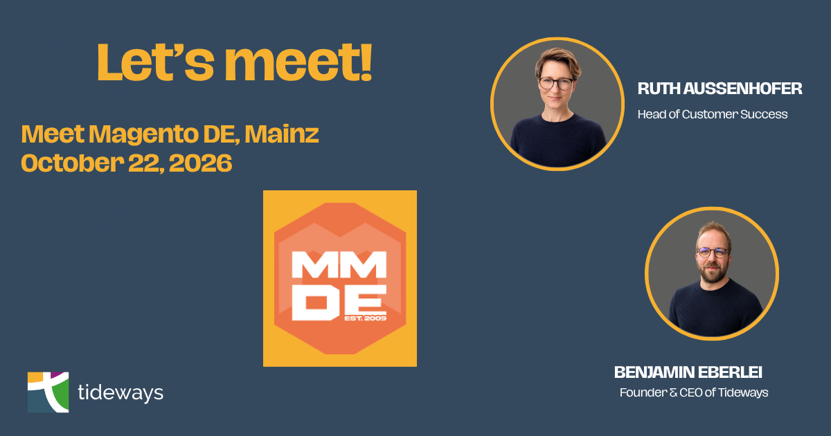 Tideways: Gold Sponsor at Meet Magento DE 2026
