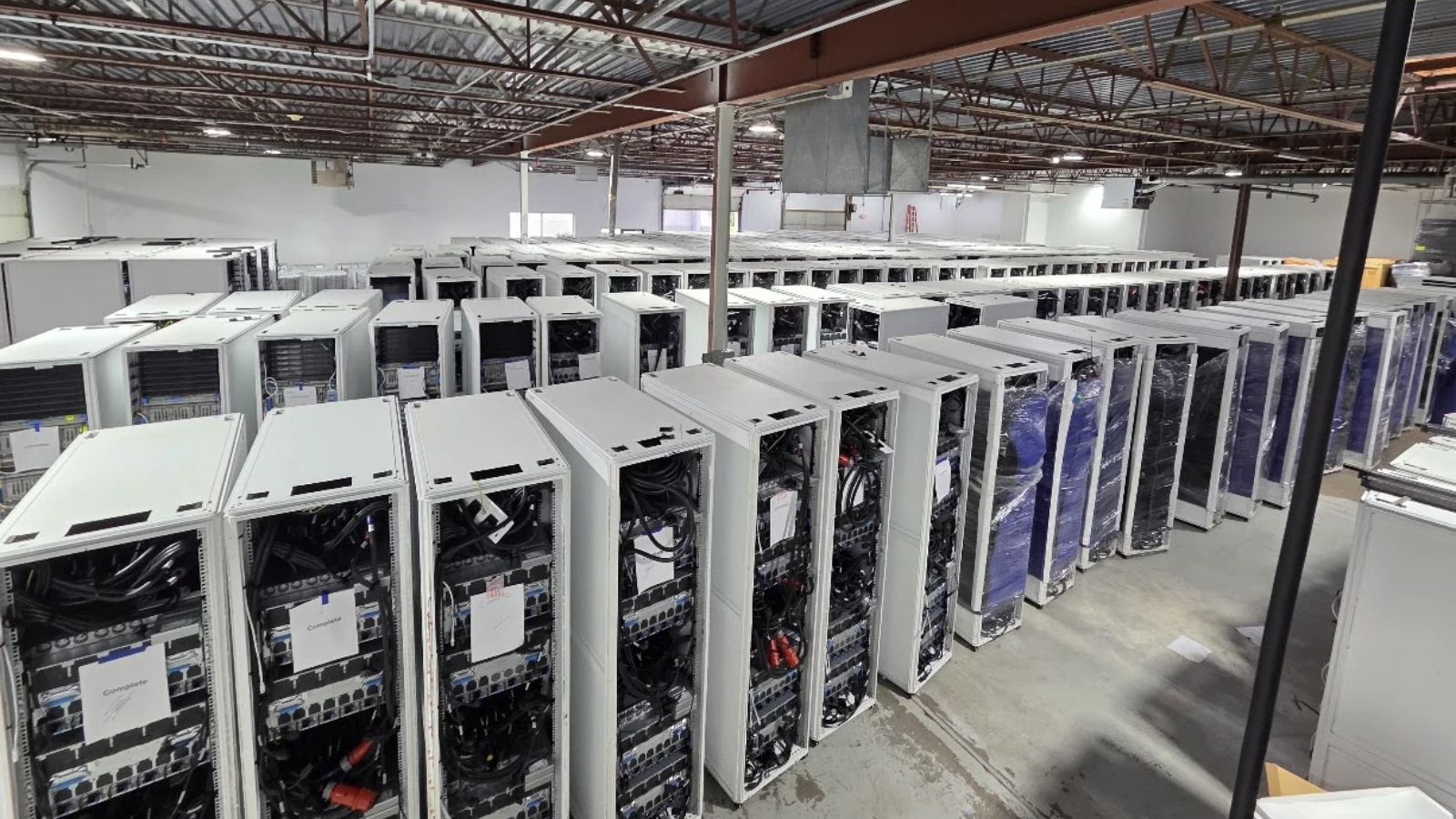 IT company lists 300-rack AI computer on eBay for $60 million with $50 overnight shipping