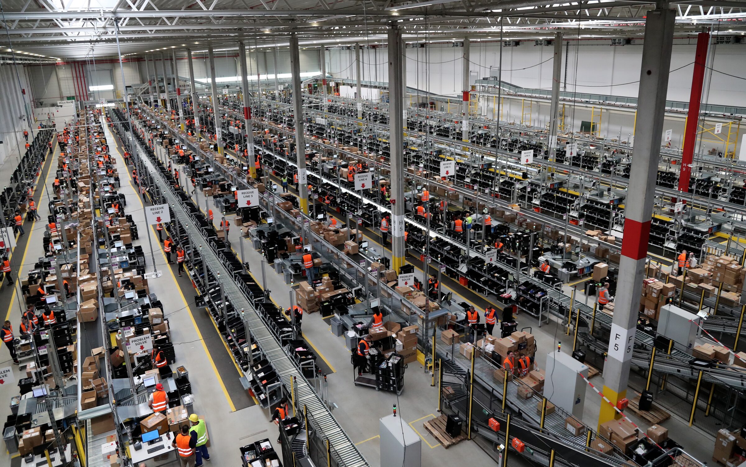 Digital panopticon: ‘When you work faster, you have to work even faster’ Amazon workers tell MEPs on AI work surveillance