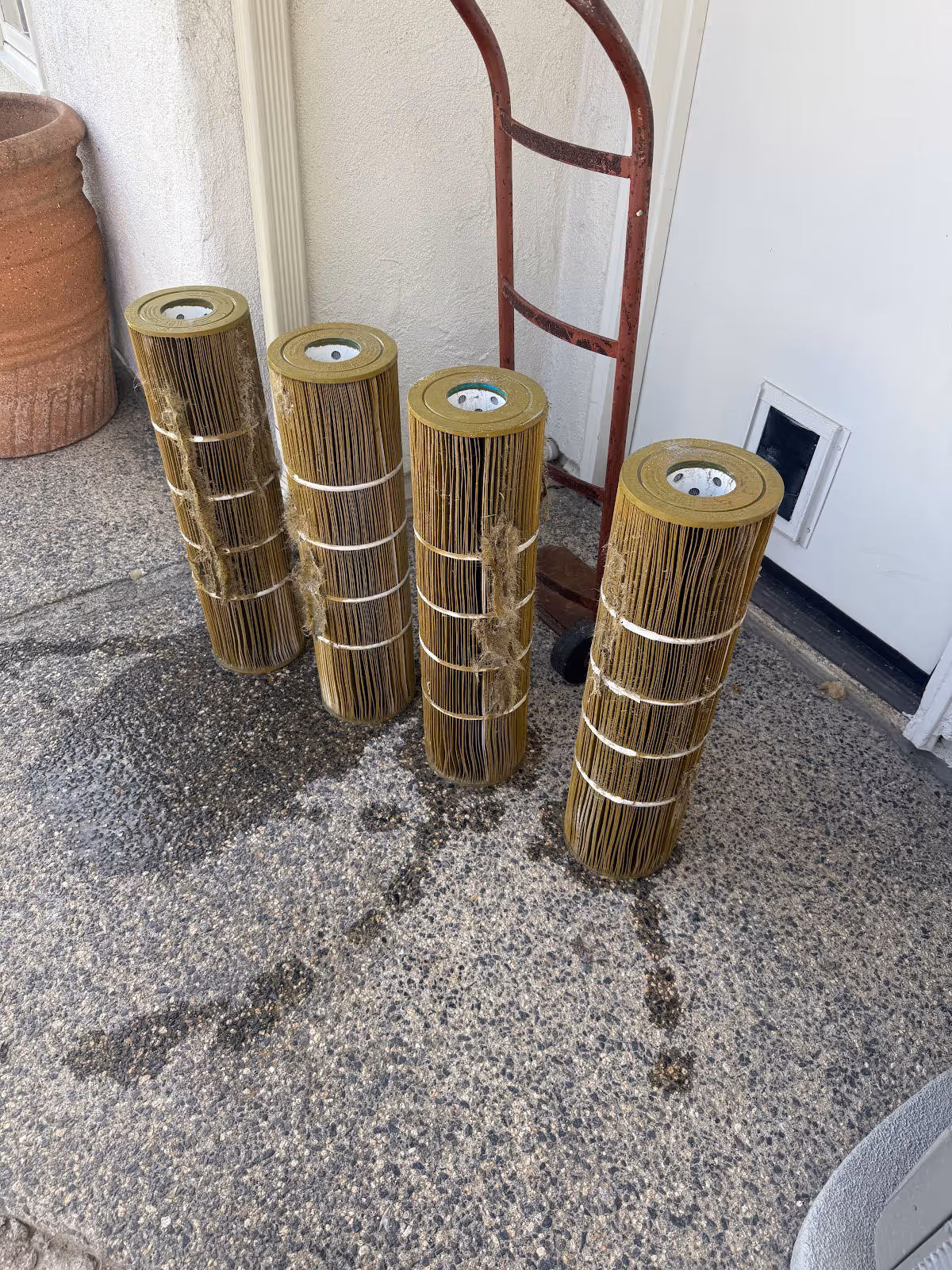 Pool filters in Oceanside, CA.
