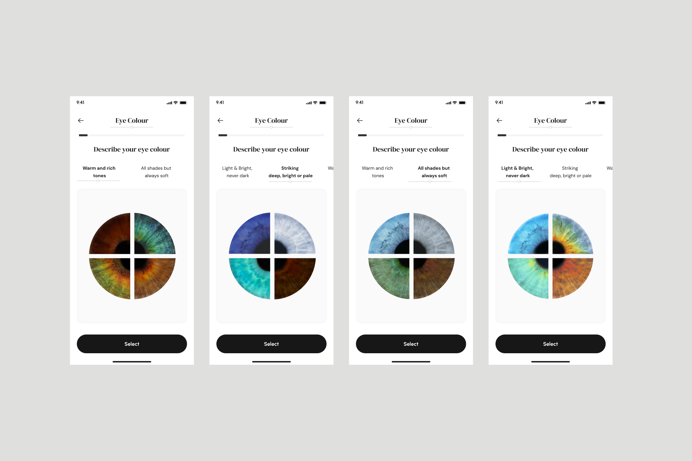 MISI onboarding: veins step for the wrist colour test — two options, blue or green