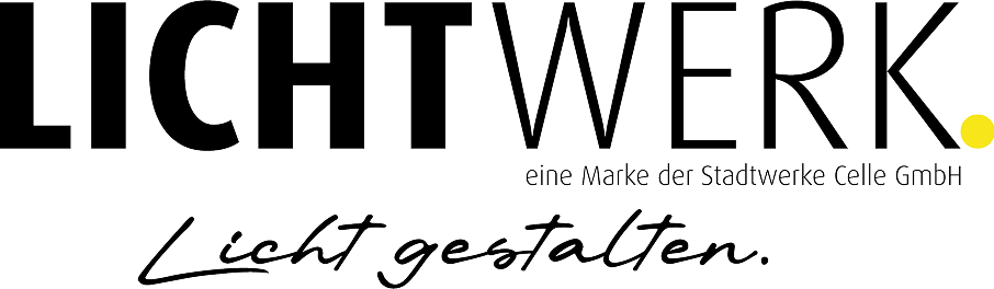 Schriftzug Lichtwerk Celle