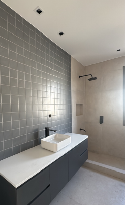 Baño terminado completo