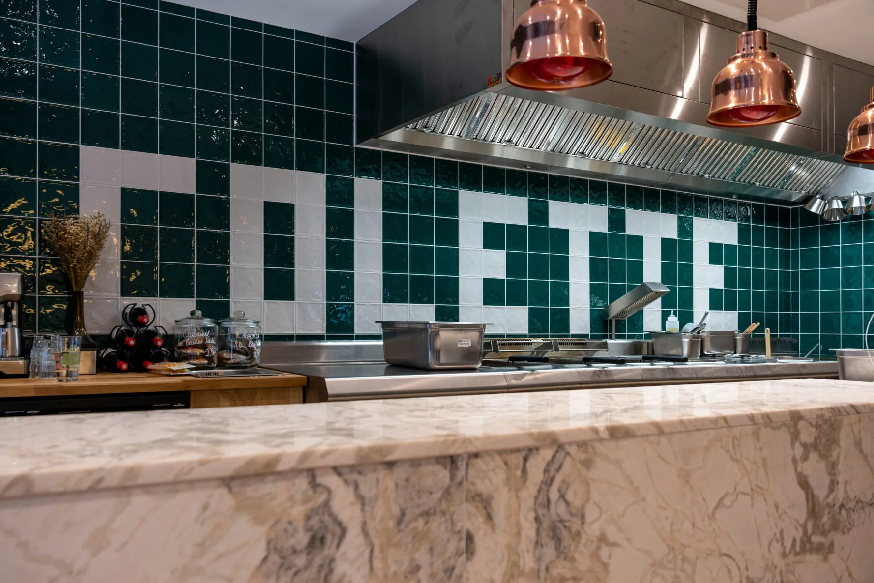 La faïencerie du restaurant les Burgers de Colette à Bordeaux Grand Théatre