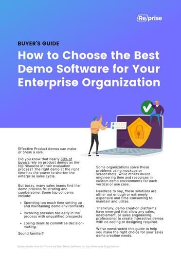 Buyer’s Guide: Choose the Best Enterprise Demo Software