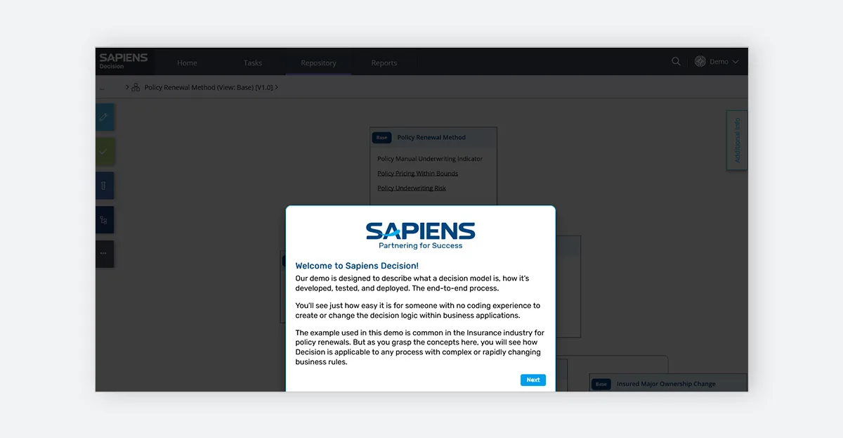Sapiens demo