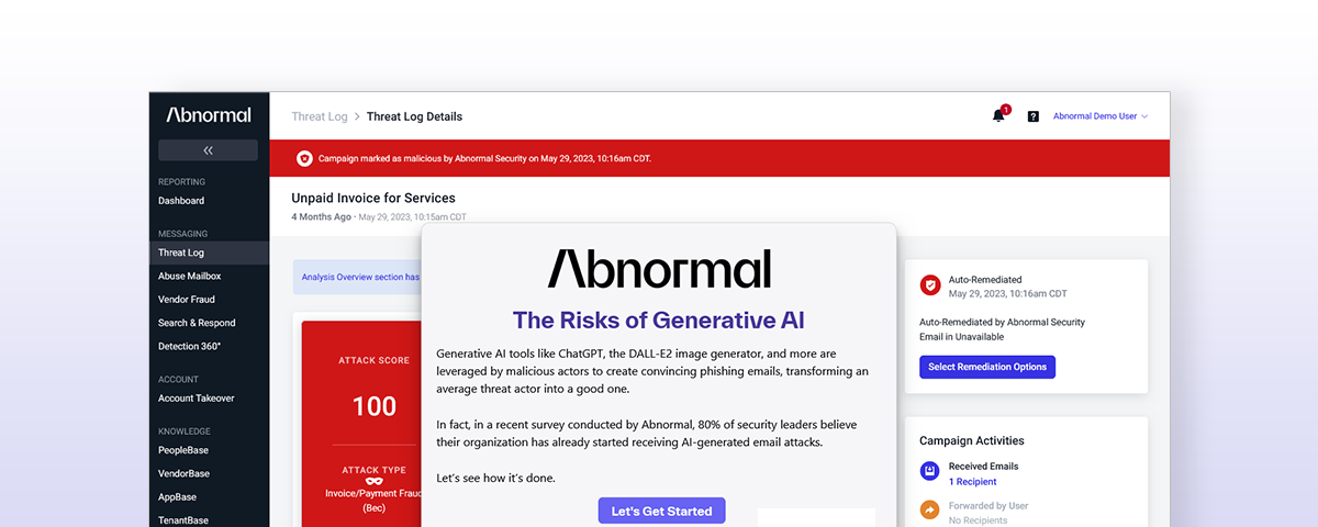 Abnormal demo