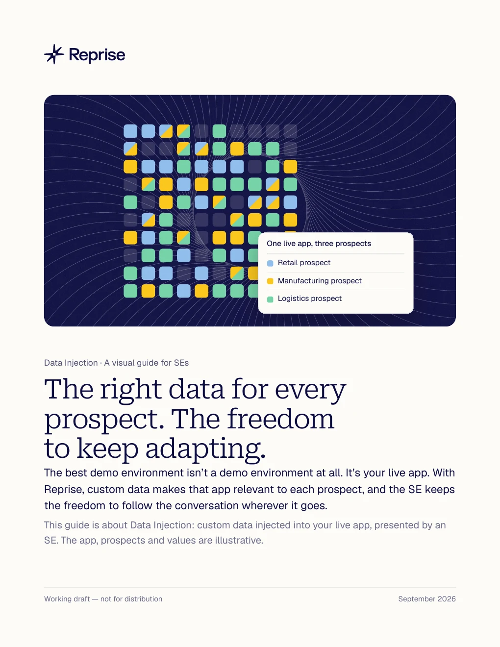 The Right Data for Every Prospect — a visual guide for SEs