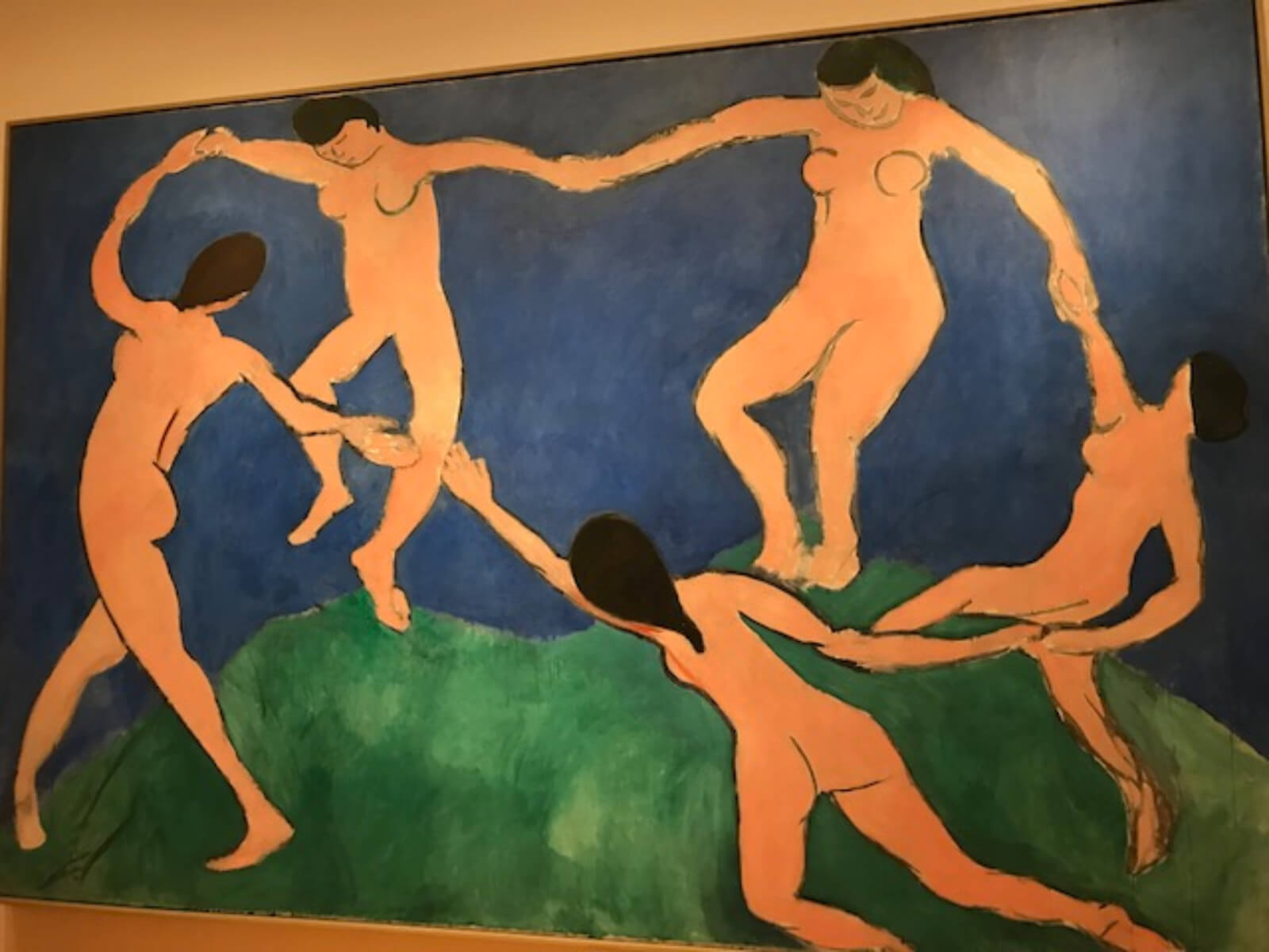 The real Matisse painting titled "La Danse" that inspired creative aspects for The Beast in the Jungle.