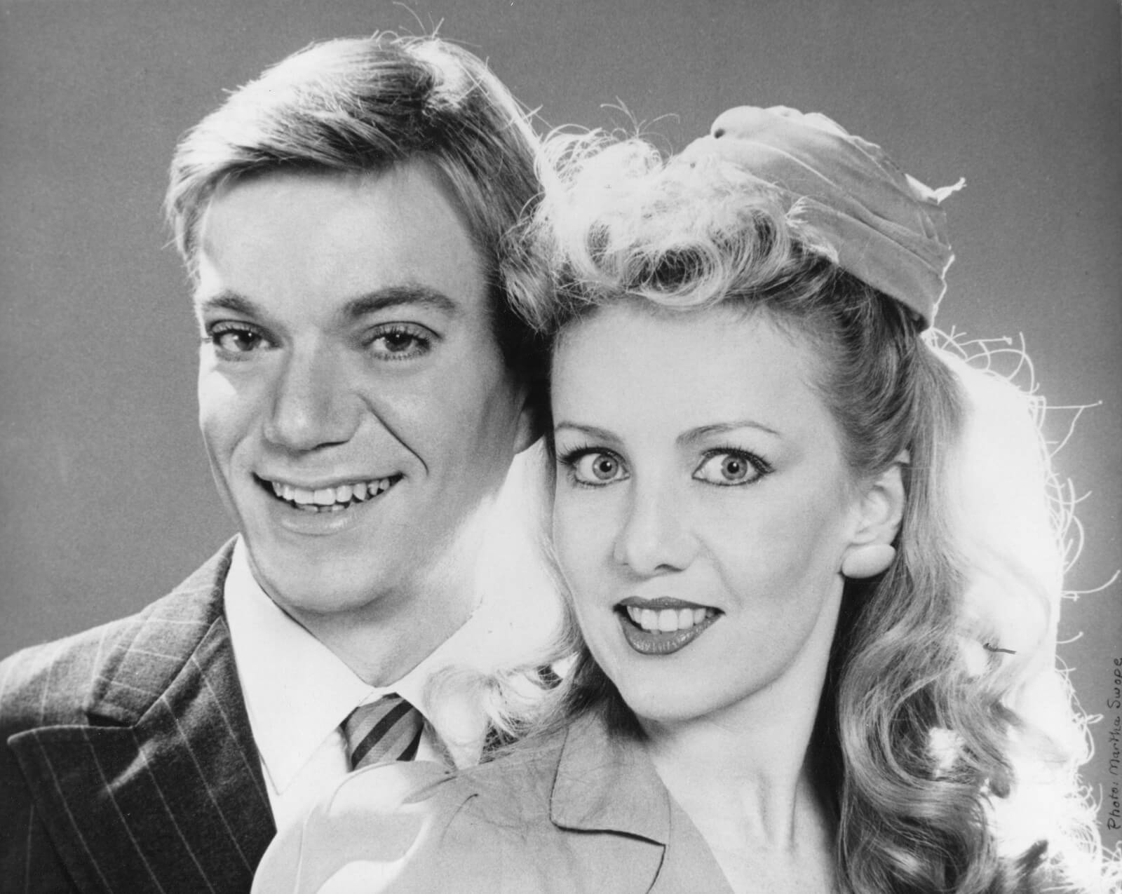 Dance team Jeff Veazey and Susan Stroman pose for the number "Midnight Choo Choo Leaves for Alabam' ".