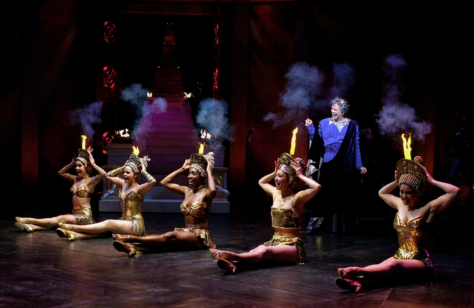 Hades ladies on the floor.