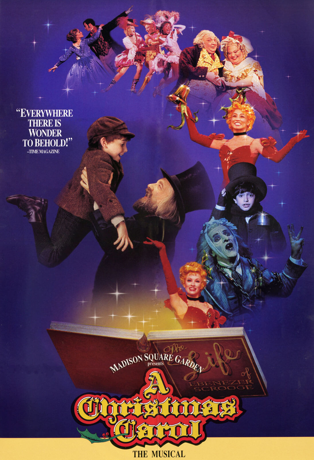 The Poster to celebrating the 10-year run of A Christmas Carol.